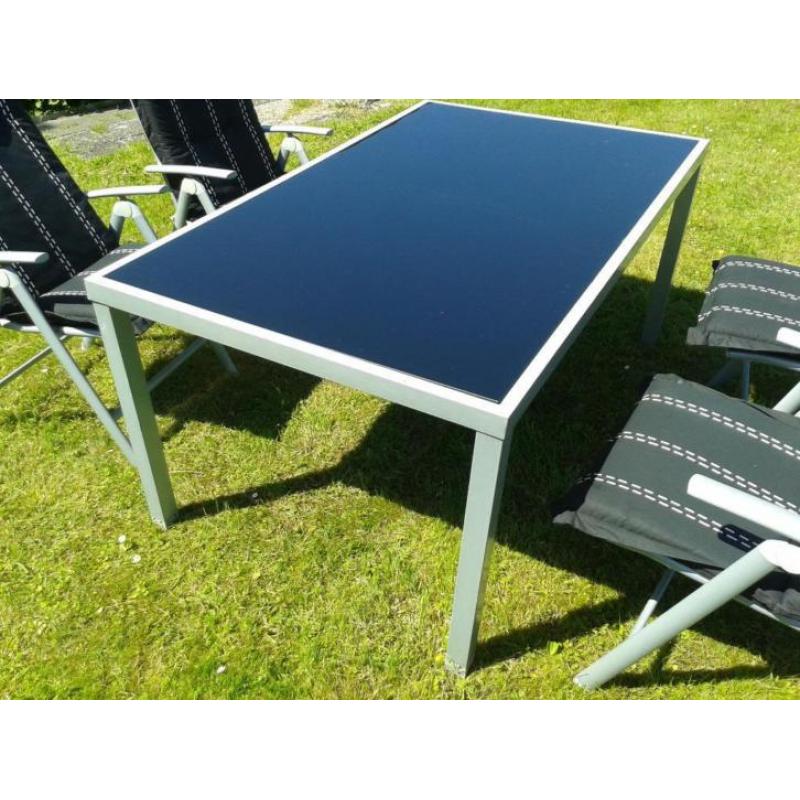 Tuinset Tafel en 4 Stoelen Tuinmeubelen