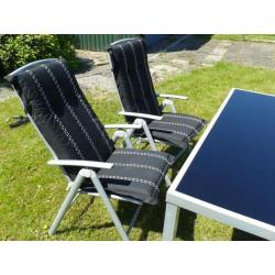 Tuinset Tafel en 4 Stoelen Tuinmeubelen