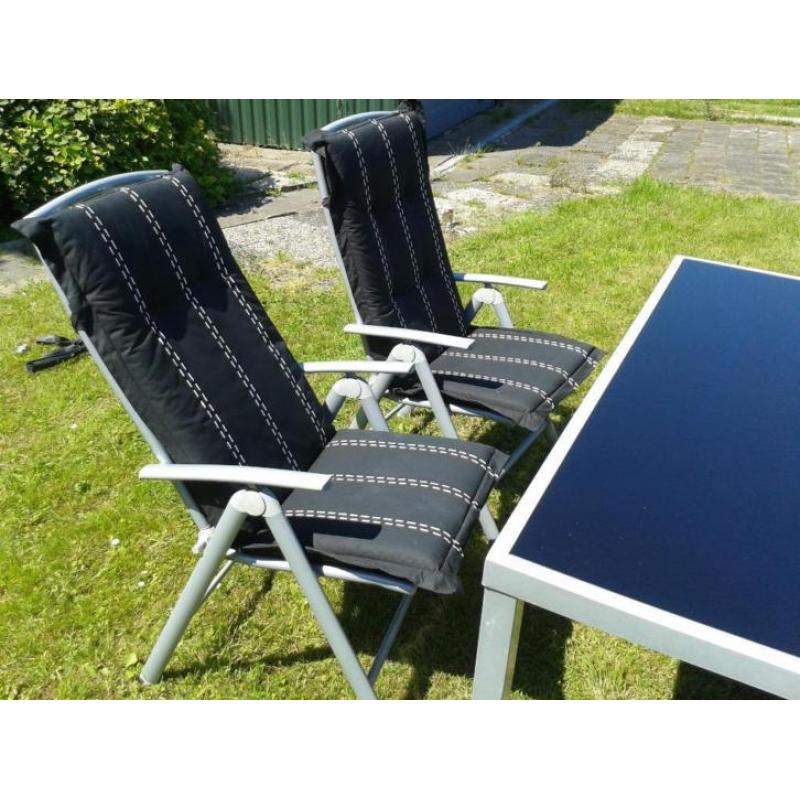 Tuinset Tafel en 4 Stoelen Tuinmeubelen