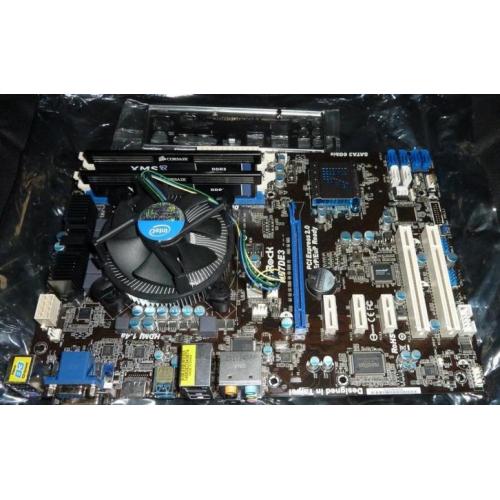 AsRock H67DE3, Intel i5 3470, 8 GB DDR3 Socket 1155 Set.