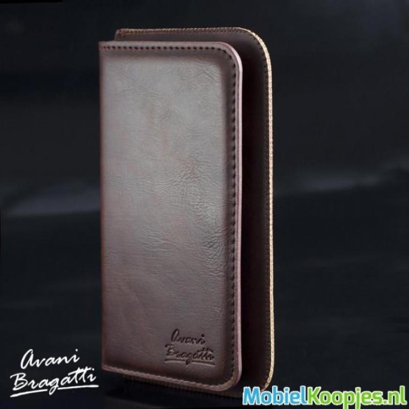 LG Spirit 4G Portemonnee Hoesje - Avani Bragatti Wallet Br..