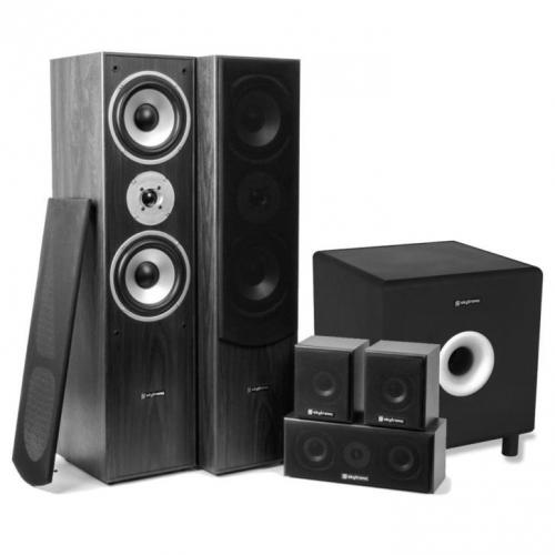 SkyTronic 5.1 home cinema surround speakerset 1300W met 8" s