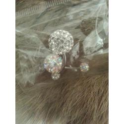 navel piercing 2 x
