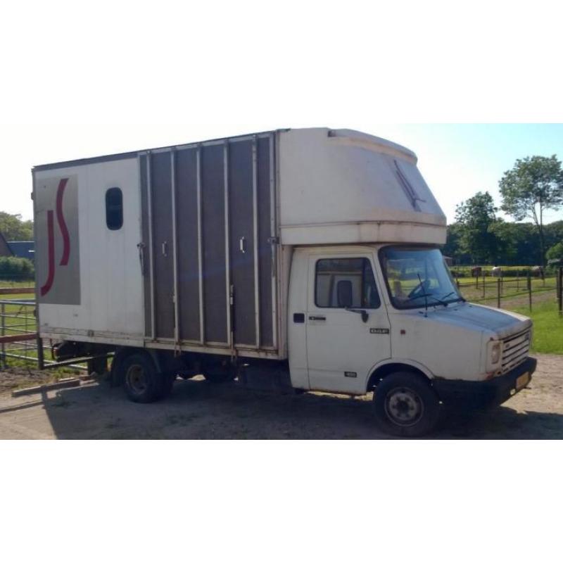 2 Paards vrachtwagen DAF/ B-rijbewijs