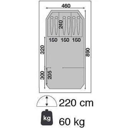 Falco Havik 460 tunneltent
