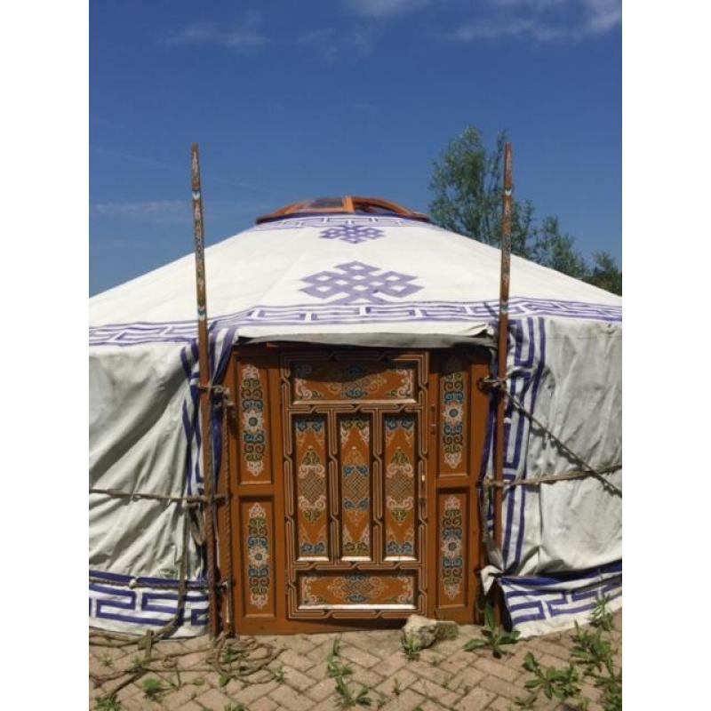Te koop: Origineel beschilderde 5-muurs mongoolse Yurt Ger