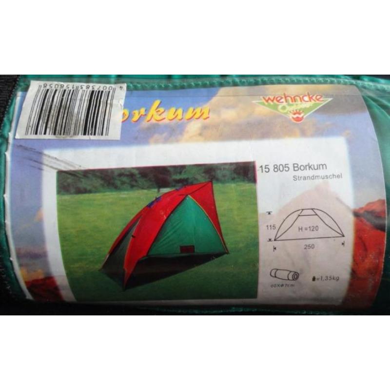 WEHNCKE OUTDOOR Borkum strandtent L2,5m B1,15m H1,2m (1)