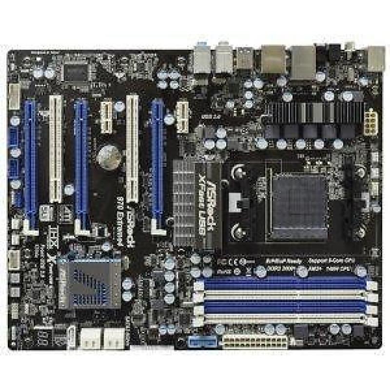 ASrock 970 Extreme4 moederbord, AM3+, Crossfire, 3xPCI-E 2.0