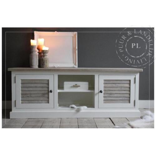 Maatwerk / landelijke tv meubel/ ROMANTIC FLAME riviera