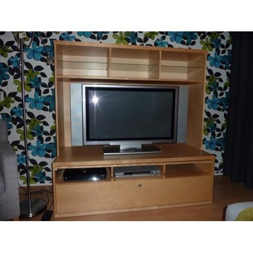 houten ikea tv meubel