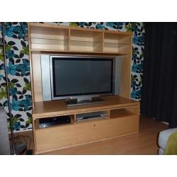 houten ikea tv meubel