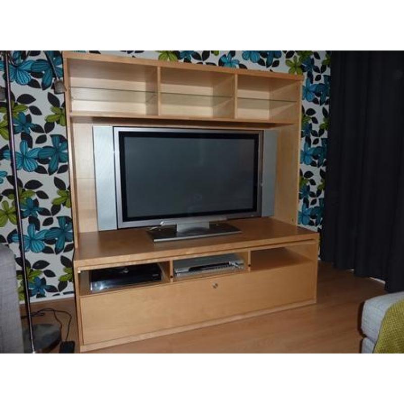 houten ikea tv meubel