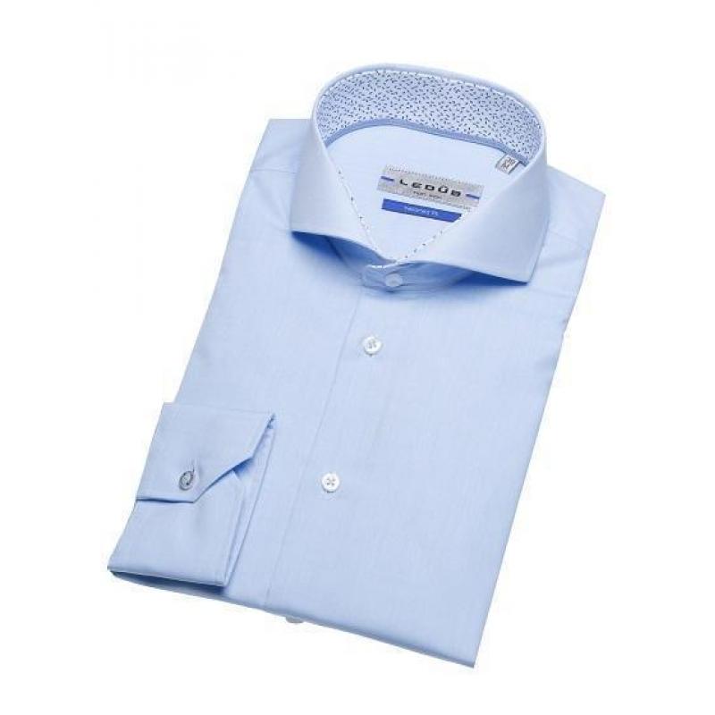 Ledûb dresshemd, licht blauw