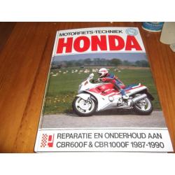 honda cbr600f &cbr1000f 1987-1990 peters motorhandboek