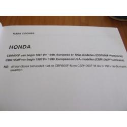 honda cbr600f &cbr1000f 1987-1990 peters motorhandboek