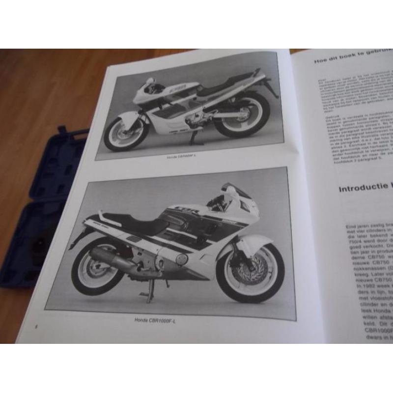 honda cbr600f &cbr1000f 1987-1990 peters motorhandboek
