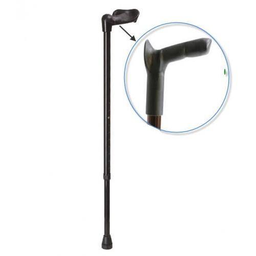 Aluminium Wandelstok met Anatomische Handgreep Rechts