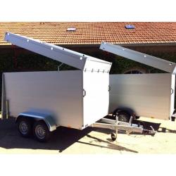 Anssems GTB - GTT aluminium gesloten aanhangwagen.