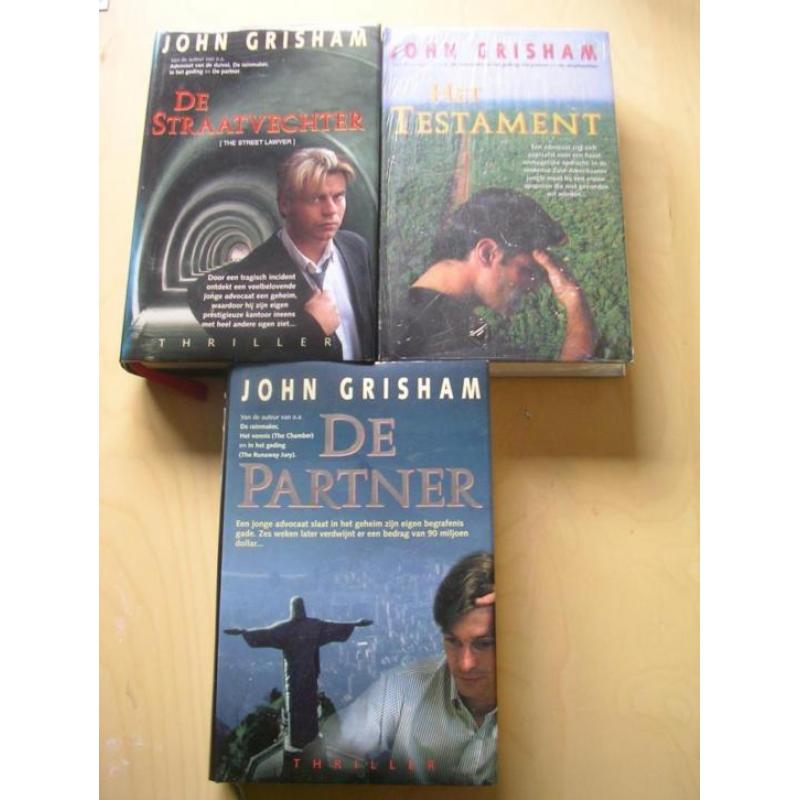 3 x hardcover John Grisham