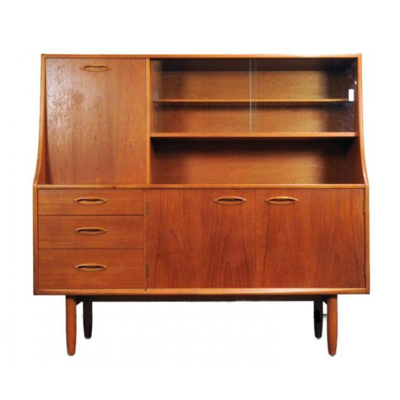 Retro/Vintage buffet kast/hoog dressoir, jaren 60 Jentique