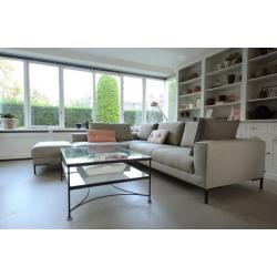 Stoere stalen salontafel, gekocht bij Loods 5