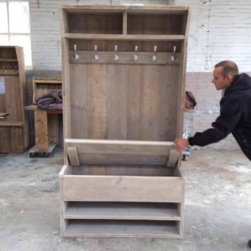 Combi Garderobe/Schoenenkast/Kapstokkast/Vestiare