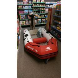 Rubberboot met Honda 2 PK.