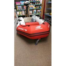 Rubberboot met Honda 2 PK.