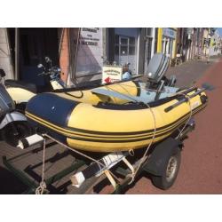 Vetus 300 incl. trailer 5 pk mariner koopje !!