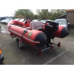 Zodiac Mark 3 futura Suzuki 30 pk bj 2002 kanteltrailer
