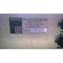 Mooie Vintage versterker: Sony TA-535