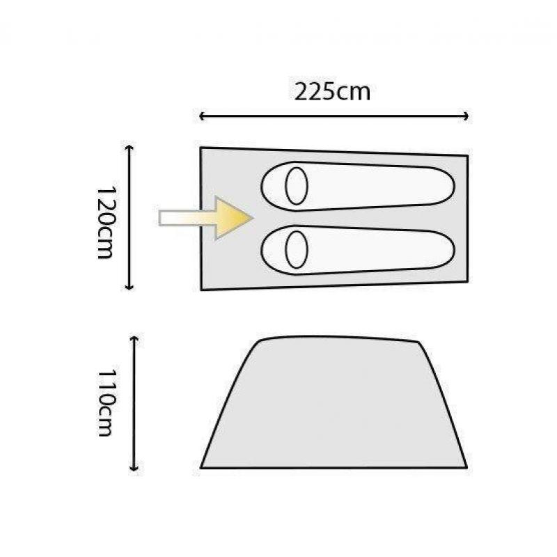 Highlander Rapid Pitch tent 2P