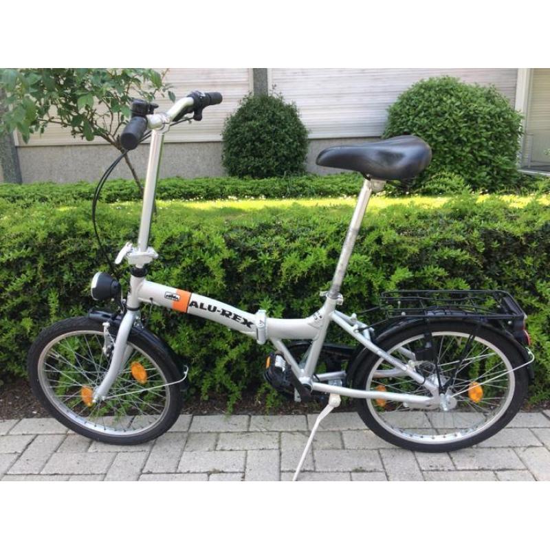 Prima vouwfiets alu-rex met naafversnellingen
