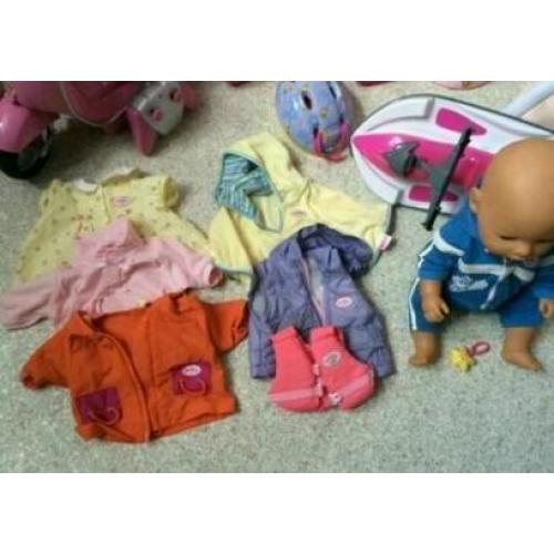 babyborn pop en toebehoren en kinderwagen