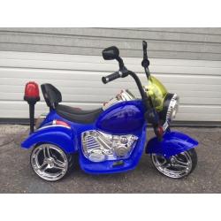 Politie KinderAccu Scooter 6v met licht en geluid OP=OP!