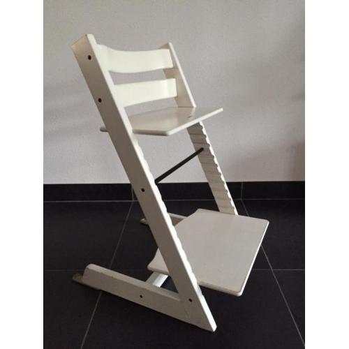 2x Stokke Tripp Trapp kinderstoelen - wit