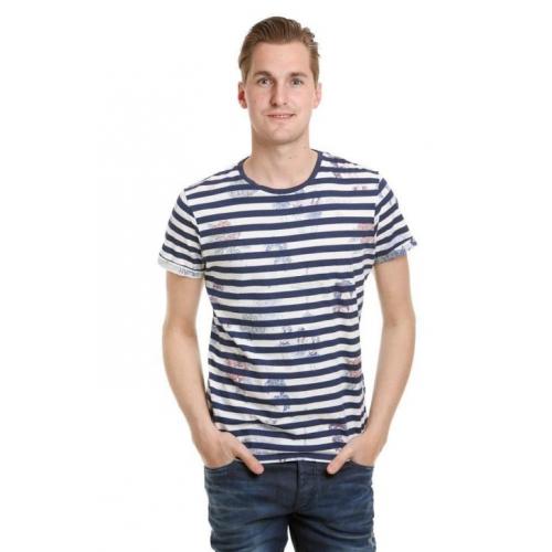 Jack en Jones Pine T-shirt, blauw