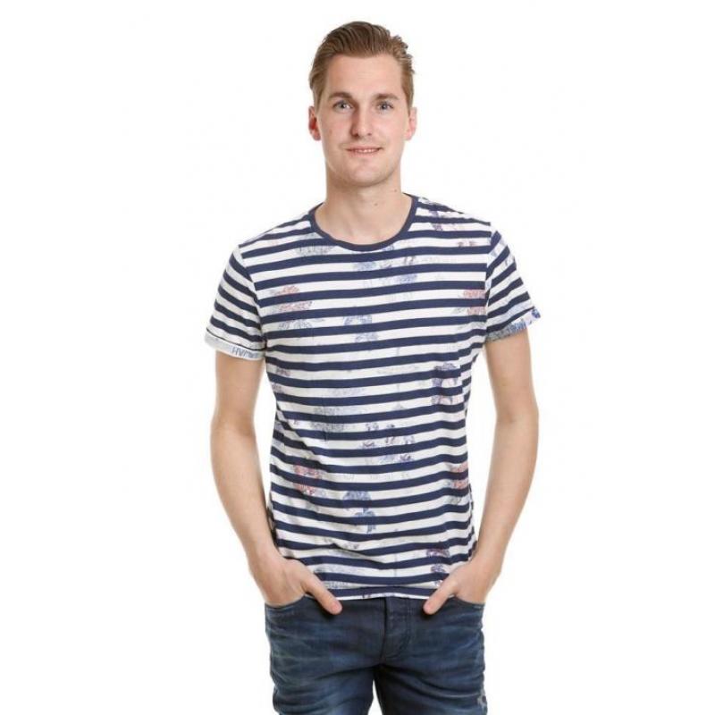 Jack en Jones Pine T-shirt, blauw