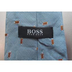 Mooie zijden stropdas van Hugo Boss