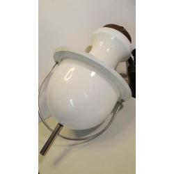 Stijlvolle vintage hanglamp vol stijl - glas - chroom