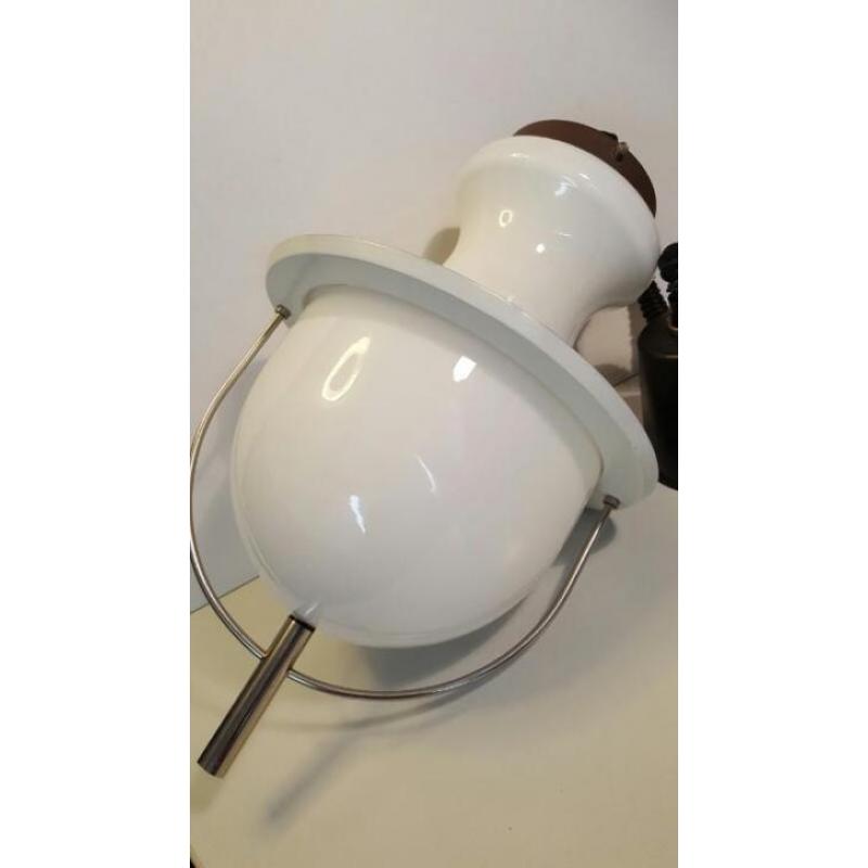 Stijlvolle vintage hanglamp vol stijl - glas - chroom