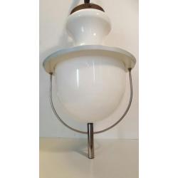 Stijlvolle vintage hanglamp vol stijl - glas - chroom