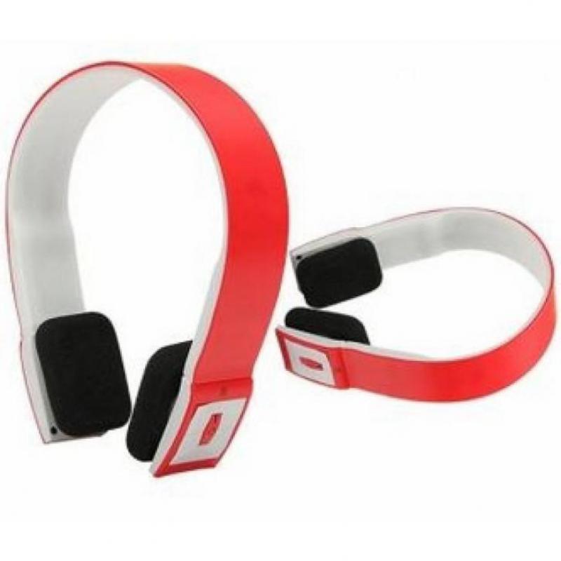Bluetooth stereo koptelefoon met microfoon (wit)