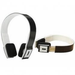 Bluetooth stereo koptelefoon met microfoon (wit)
