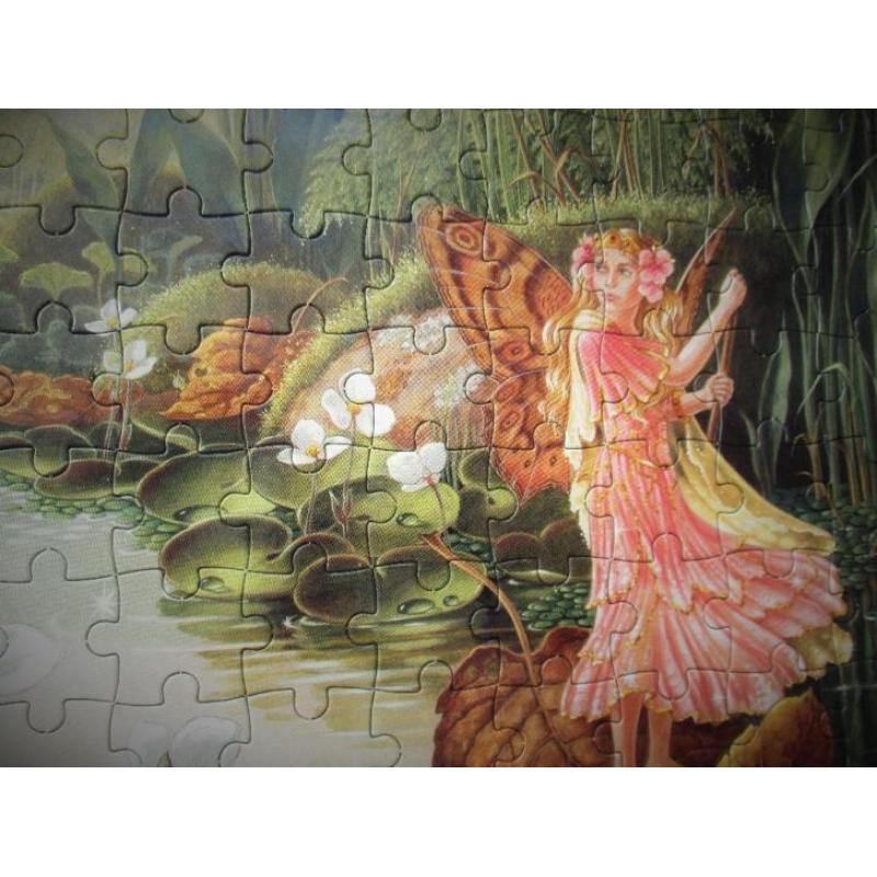 Elfjes~Wereld van de Feeën~Puzzel en Verhalen Boek~Feetjes~