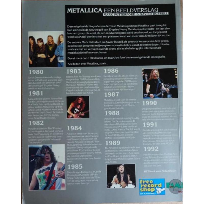 METALLICA een beeldverslag van 1980 tot 1992