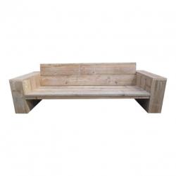 GOEDKOPE loungebank, lounge bank steigerhout GRATIS LEVERING