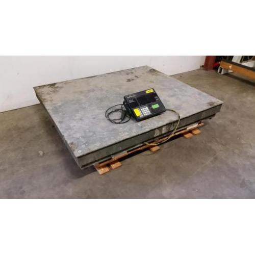 Weegschaal digitaal 1500 Kg. Mettler Toledo