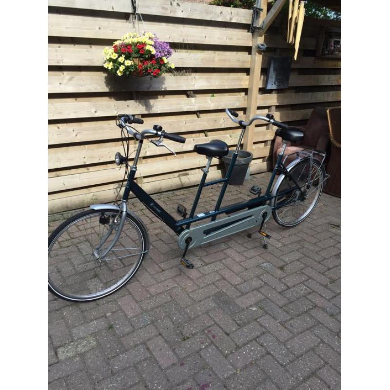 Tandem Van Raam, twinny, donker groen