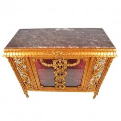 Barok Dressoirs Goud Met Marmeren Blad